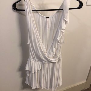 Free People white top